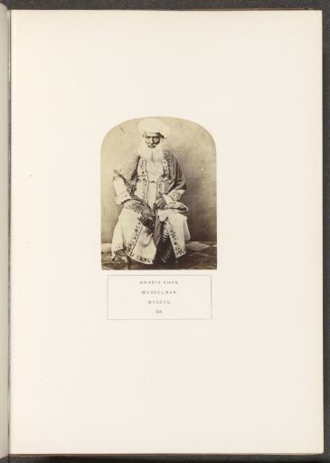 Portrait of Khadir Khan of Mysore, Karnataka, India