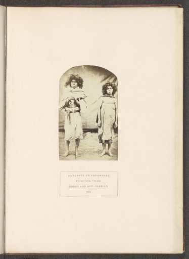 Portrait of Madeo and Kali, siblings from the Kurumba tribe of the Nilgiri mountains in Tamil Nadu, India
