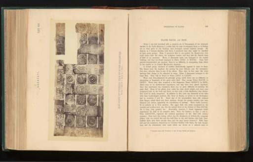 Plate with two images of an enclosure at Amaravati, Andhra Pradesh, India