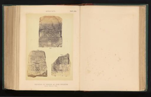 Three reliefs with religious scenes, Amaravati, Andhra Pradesh, India