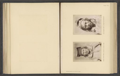 Two portraits of Johannes Isaken Hätta and John Josephsen Nutti