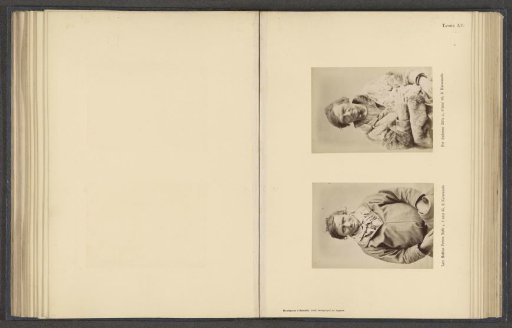 Two portraits of Lars Mattias Person Nutti and Per Andersen Bilto