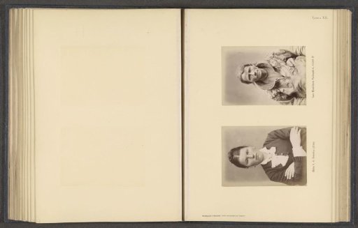 Two portraits of Helen and Lars Hendriksen Valkiapää