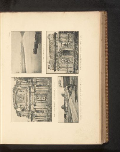 View of a Section of the Ruins of the Summer Palace, View of a Water Feature in Peking, View of the Road to the Summer Palace and View of a Section of the Summer Palace