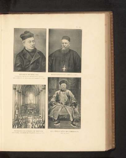 Portrait of Antonie Fiat, Portrait of Tagliabue, Easter mass in the Xishiku Church in 1895 and Portrait of the seventh Prince, father of the Emperor