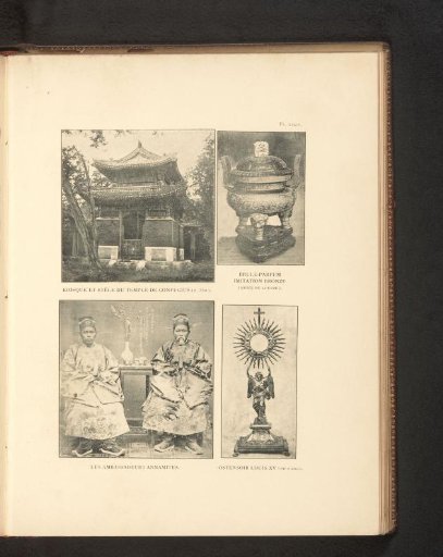 Building near the Temple of Confucius, Incense burner, Portrait of the ambassadors from Vietnam and Monstrance