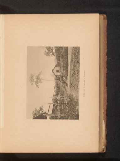View of a house and enclosure