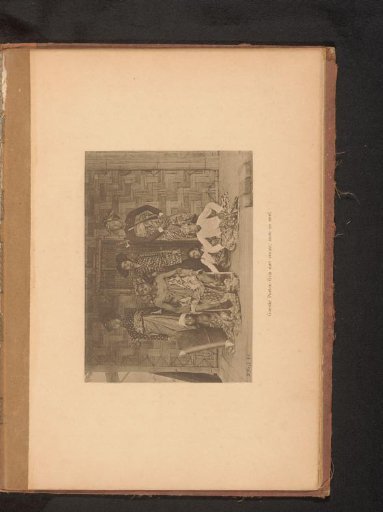 Group portrait of a Goestie Poetoe-Gria with six unknown persons