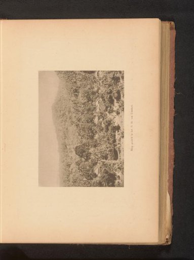 View of dwellings in a mountainous area