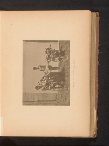 Three unknown young men with full baskets