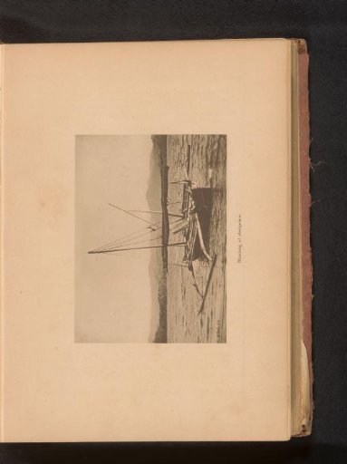 Outrigger canoe on the water