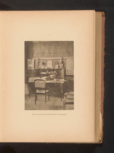 Interior with a desk