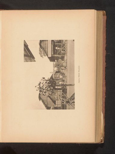 View of the entrance to a military hospital
