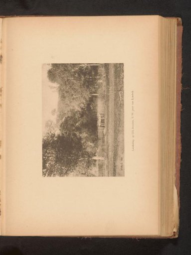 Group of unknown persons in a landscape at Lombok