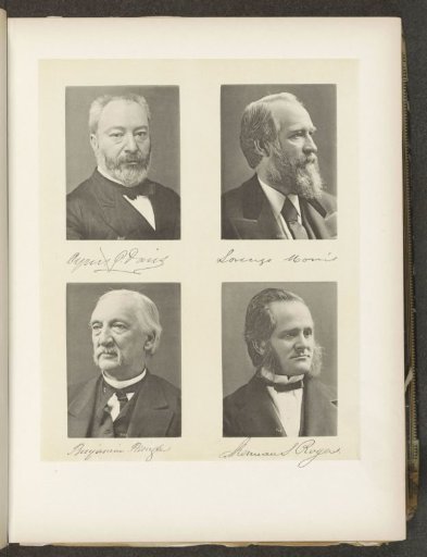 Four portraits of members of the Constitutional Commission of the State of New York