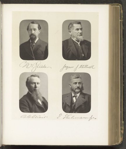 Portraits of four members of the New York State Assembly