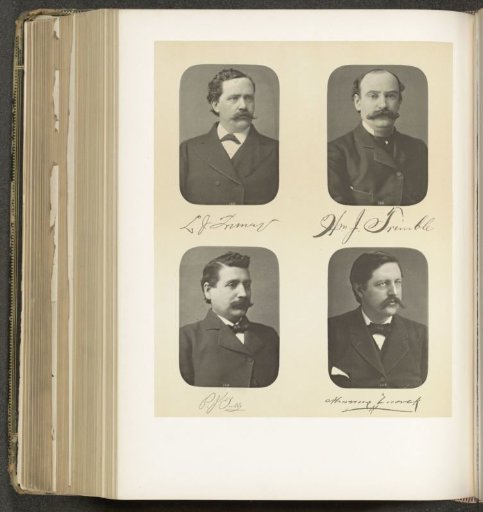 Portraits of four members of the New York State Assembly