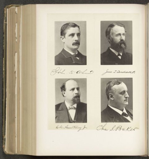 Portraits of four members of the New York State Assembly