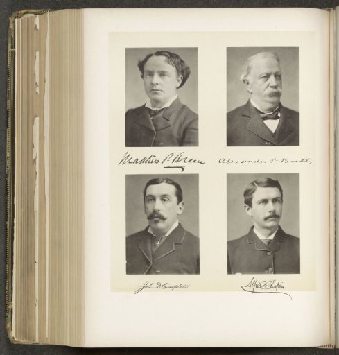 Portraits of four members of the New York State Assembly