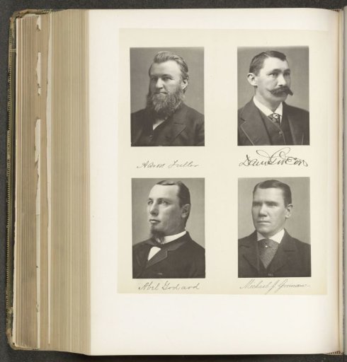 Portraits of four members of the New York State Assembly