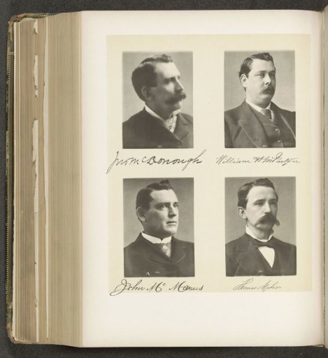 Portraits of four members of the New York State Assembly