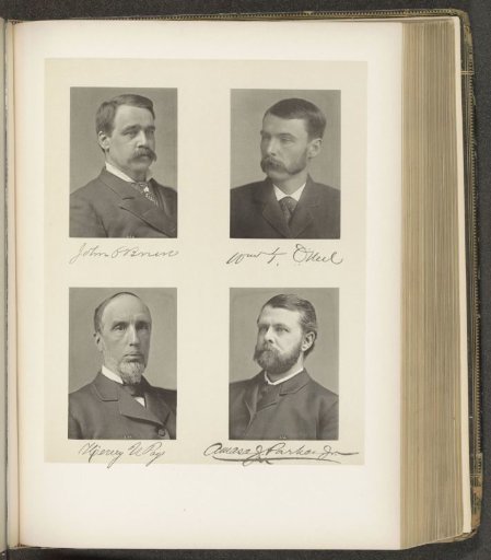 Portraits of four members of the New York State Assembly