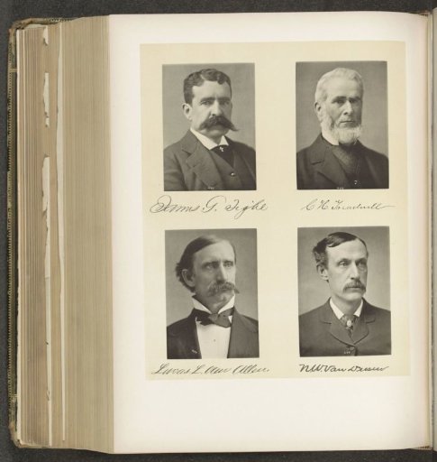 Portraits of four members of the New York State Assembly