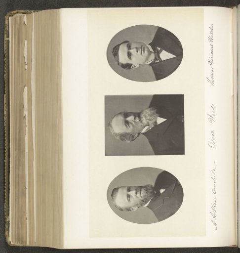 Portraits of three members of the New York State House of Assembly