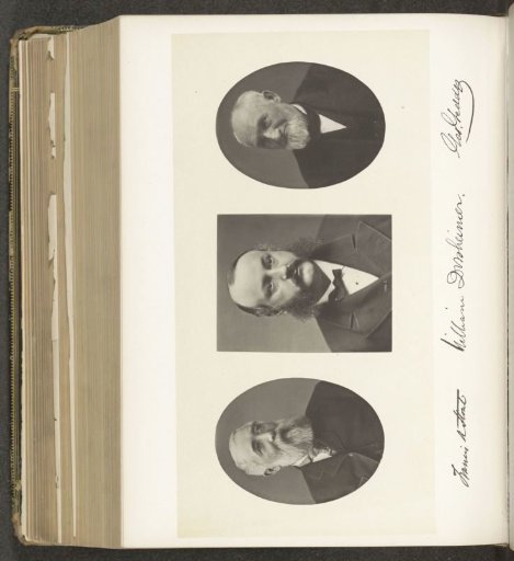 Portraits of three commissioners of the state of New York