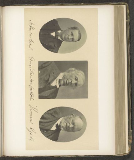 Portraits of three overseers of the Onondaga Salt Springs