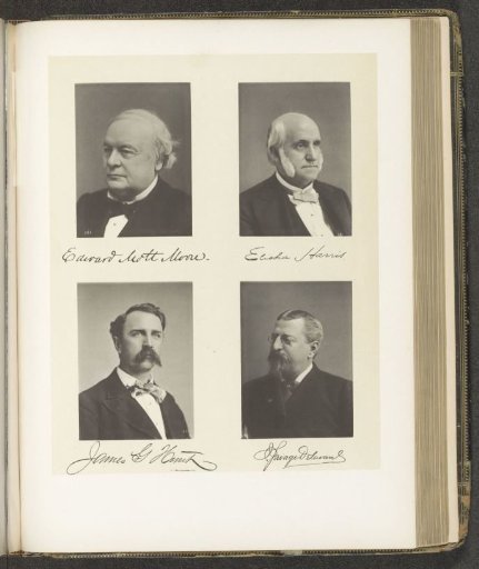 Portraits of four members of the New York State Board of Health
