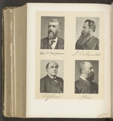 Portraits of four presidents of the State Agricultural Society of New York