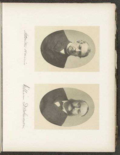 Two portraits of the chairmen of the Capitol Commission