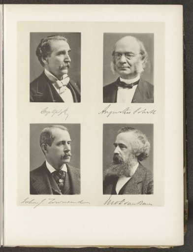 Four portraits of members of the Constitutional Commission of the State of New York