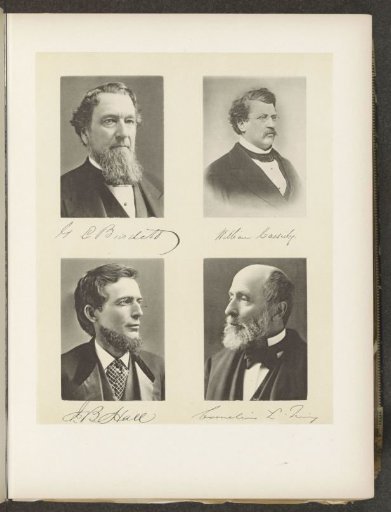 Four portraits of members of the Constitutional Commission of the State of New York