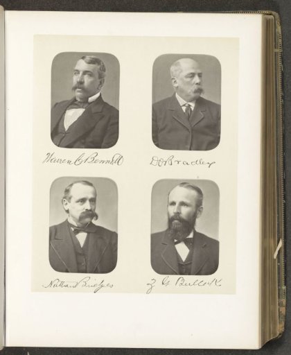 Portraits of four members of the State of New York House of Assembly