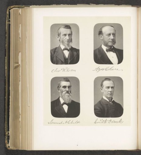 Portraits of four members of the State of New York House of Assembly