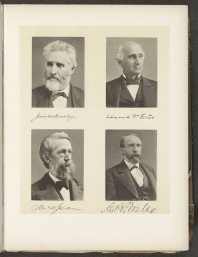 Four portraits of members of the Constitutional Commission of the State of New York
