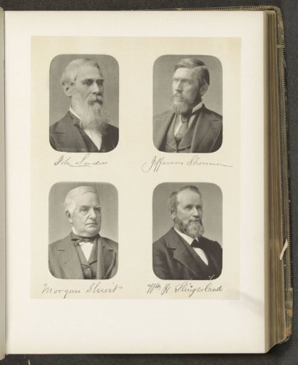 Portraits of four members of the State of New York House of Assembly