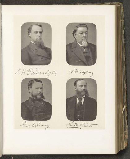 Portraits of four members of the State of New York House of Assembly