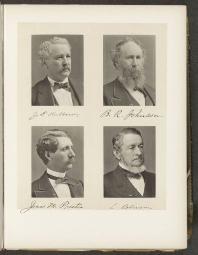 Four portraits of members of the Constitutional Commission of the State of New York