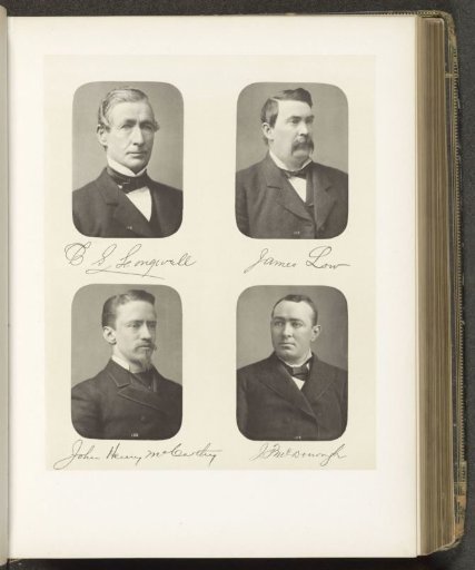 Portraits of four members of the New York State Assembly