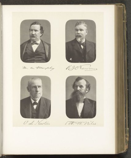Portraits of four members of the New York State Assembly