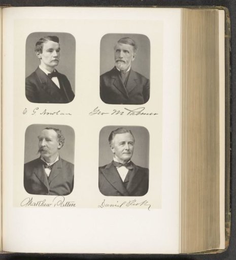 Portraits of four members of the New York State Assembly