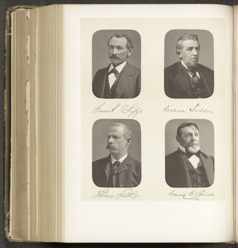 Portraits of four members of the New York State Assembly