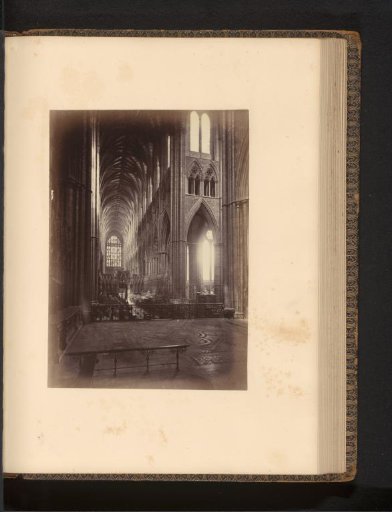 Choir and aisle at Westminster Abbey, looking west