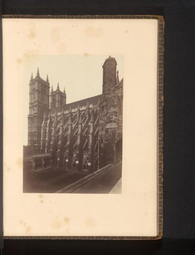 Westminster Abbey, the southern side, looking west
