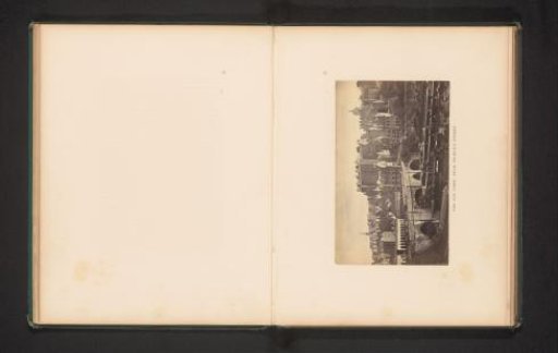 View of Edinburgh and the railway line near Edinburgh