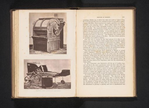 View of a machine for shaking rags