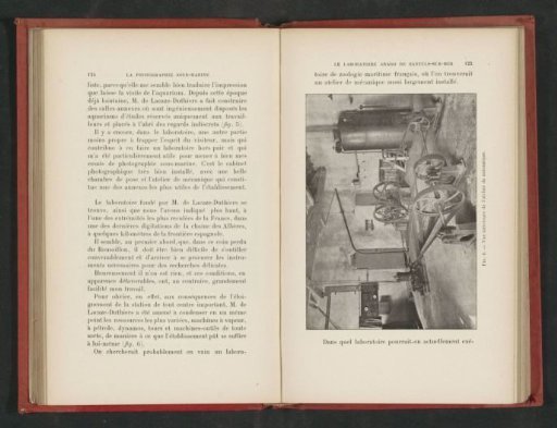 Mechanical workshop in the Arago Laboratory at Banyuls-sur-Mer